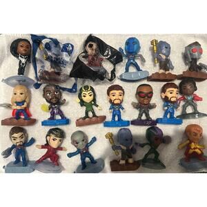 McDonald's Happy Meal Marvel Assorted Lot Of 19 Action Figure Toys 4”, 2 Are New